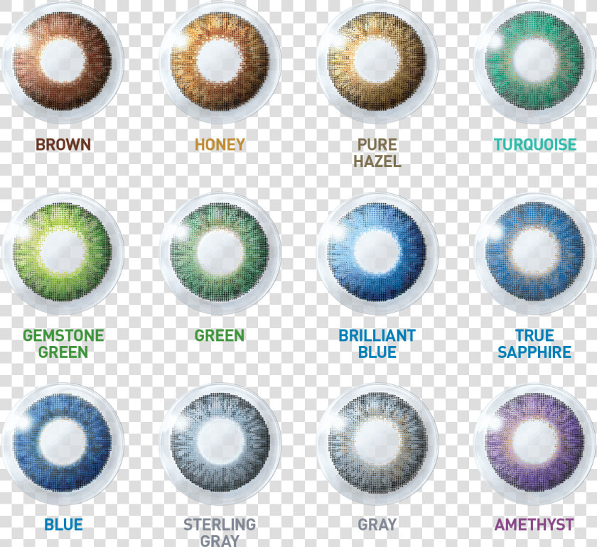 Air Optix Amethyst True Sapphire Turquoise New Colors   Air Optix Hydraglyde Color Contacts  HD Png DownloadTransparent PNG