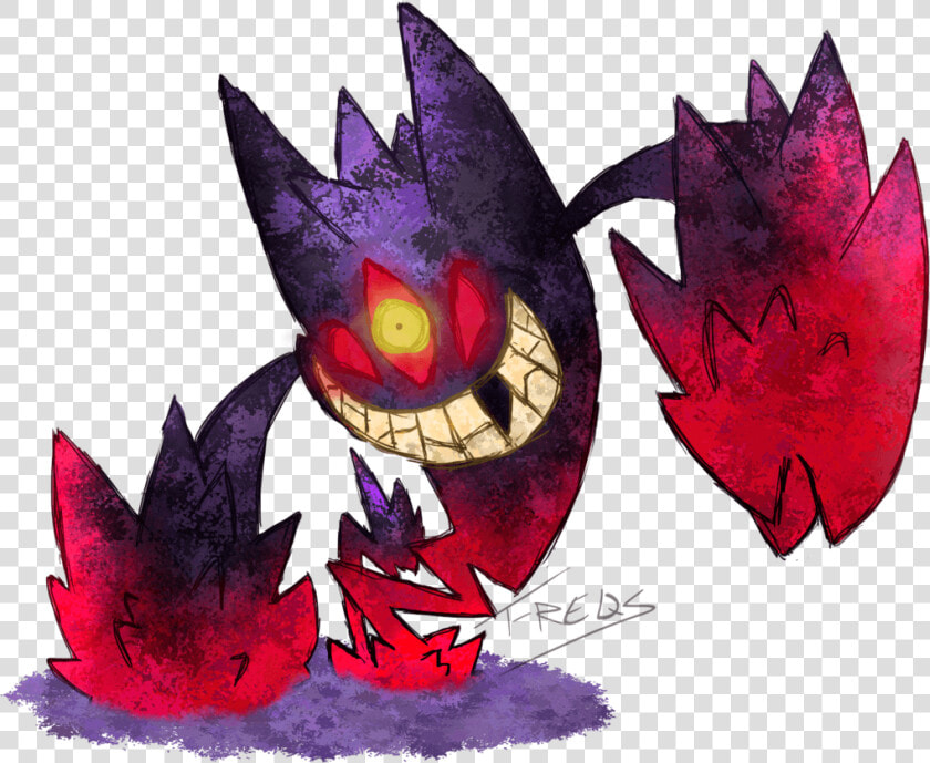 Mega Gengar Wallpaper   Mega Gengar Wallpaper Hd  HD Png DownloadTransparent PNG