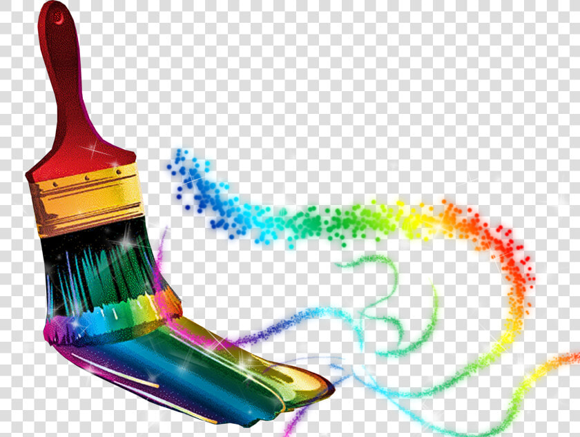 Paintbrush Paintbrush Painting   Paint Brush With Paint Png  Transparent PngTransparent PNG