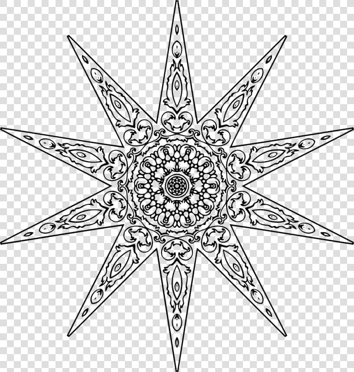 Line Art star symmetry   Star Wars The Confederation  HD Png DownloadTransparent PNG