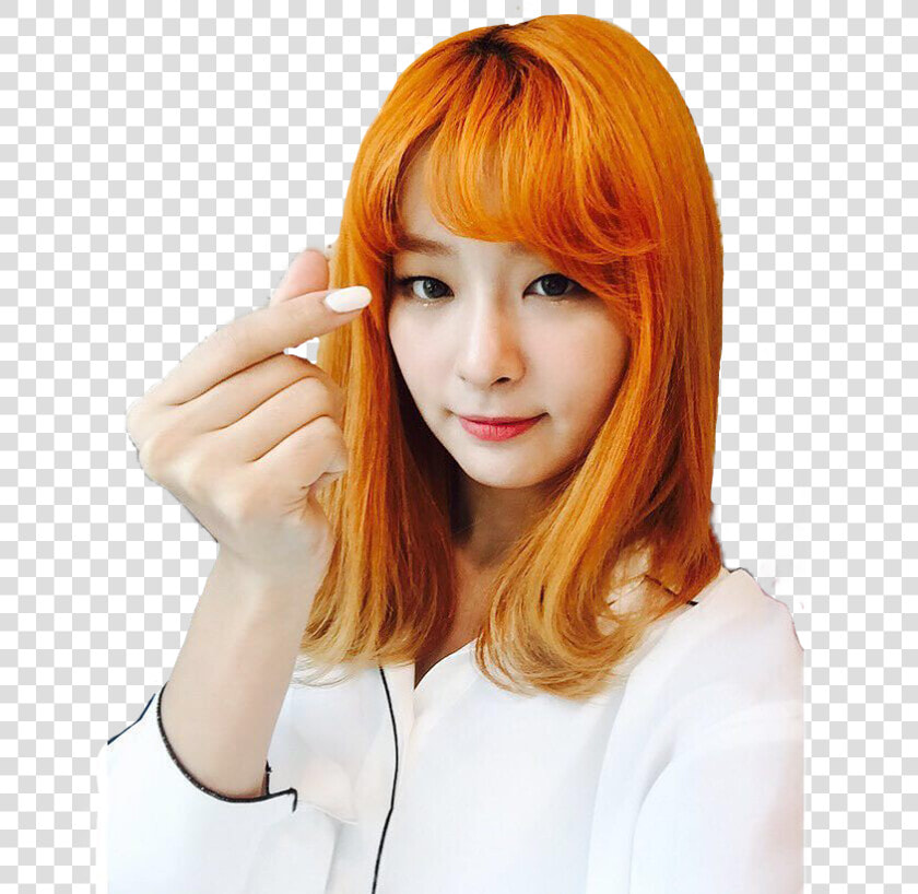 Transparent Red Velvet Irene Png   Seulgi Red Velvet Orange Hair  Png DownloadTransparent PNG