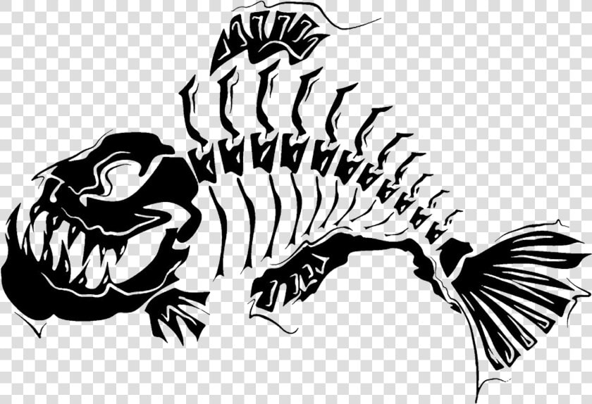 Fish Skeleton Png   Skeleton Fish Tattoo Designs  Transparent PngTransparent PNG