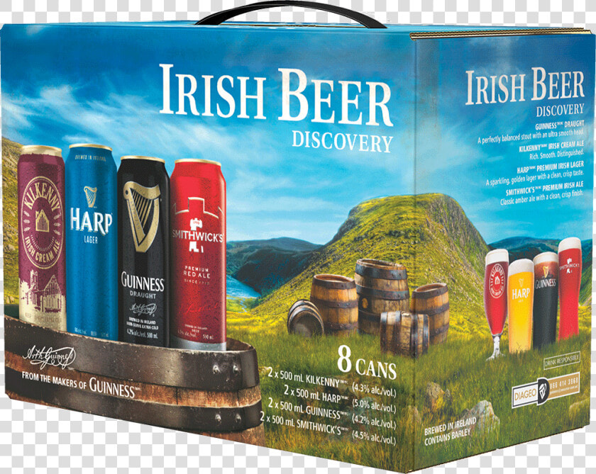 Guinness Irish Beer Discovery Pack   Irish Beer Pack  HD Png DownloadTransparent PNG