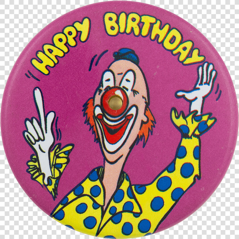 Happy Birthday Clown Innovative Button Museum   Cartoon  HD Png DownloadTransparent PNG