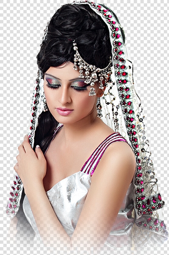 Download Bride Png   Beauty Parlour Makeup Girl  Transparent PngTransparent PNG