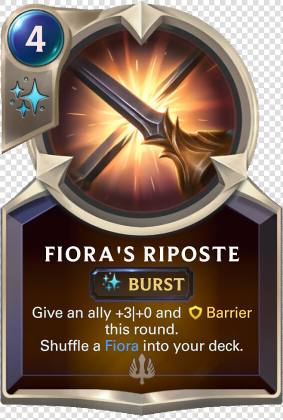 Fiora S Riposte Card Image  HD Png DownloadTransparent PNG