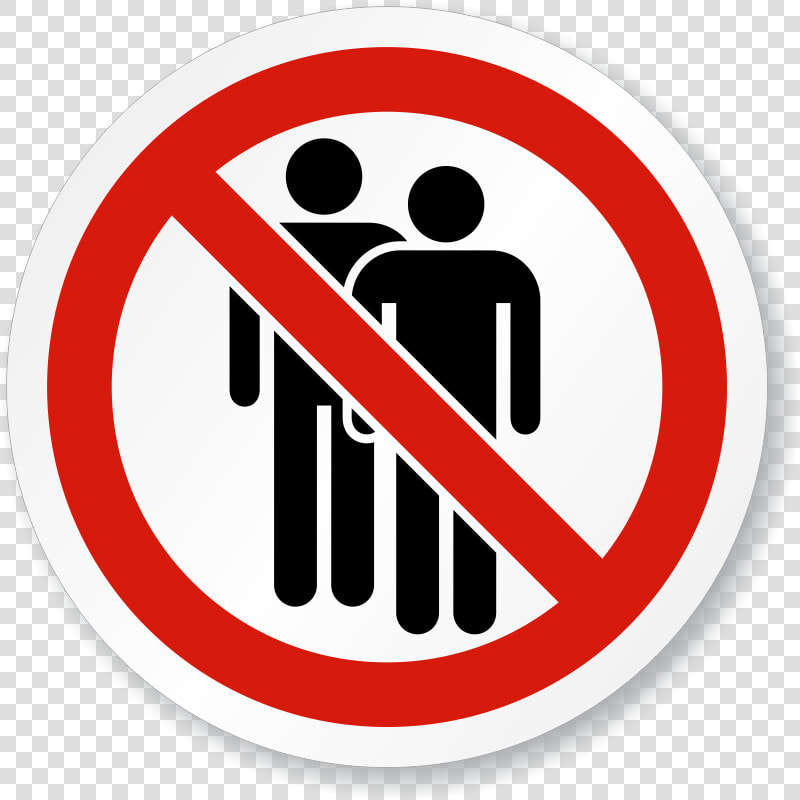 Transparent People Walk Png   No People Allowed Sign  Png DownloadTransparent PNG