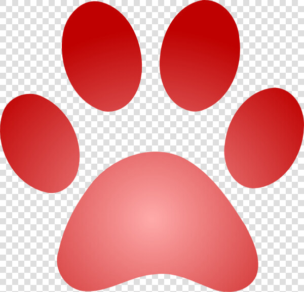 Transparent Dog Paw Print Clipart   Red Lion Paw Print  HD Png DownloadTransparent PNG