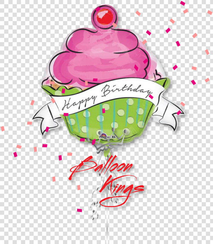 Cupcake Happy Birthday   كيكة عيد ميلاد كرتون  HD Png DownloadTransparent PNG