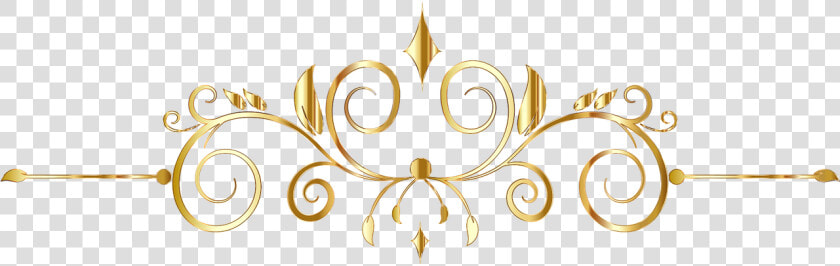 Flourish Divider Ornament Free Picture   Gold Decorative Ornaments Png Clip Art  Transparent PngTransparent PNG