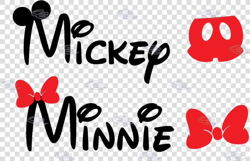 Mickey Mouse Ears Svg Letters   Mickey And Minnie Mouse Name  HD Png DownloadTransparent PNG