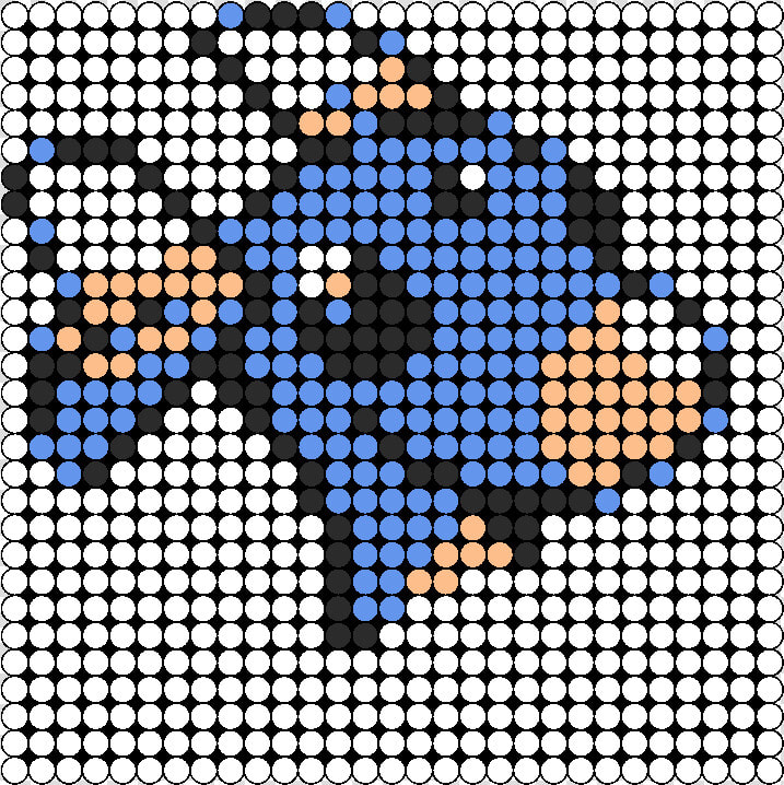 G1 Dratini Perler Bead Pattern   Bead Sprite  HD Png DownloadTransparent PNG