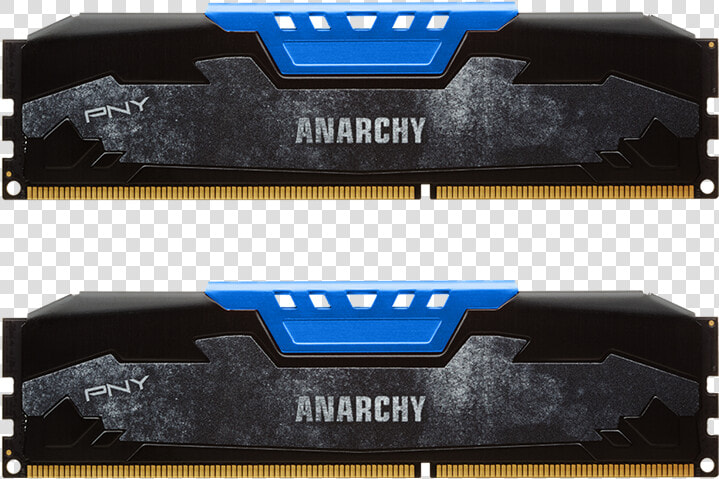 Pny Anarchy Ddr3 Blue Dual Fr   Memory Hynix 8gb Ddr3 10600  HD Png DownloadTransparent PNG