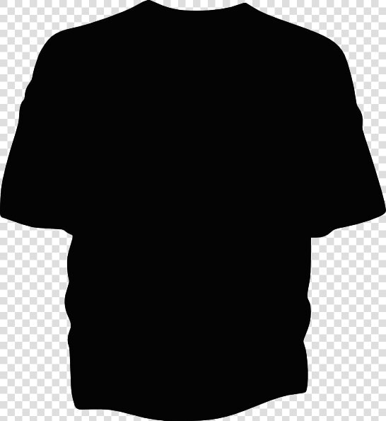 T shirt Hoodie Polo Shirt   Black T Shirt Back Template  HD Png DownloadTransparent PNG