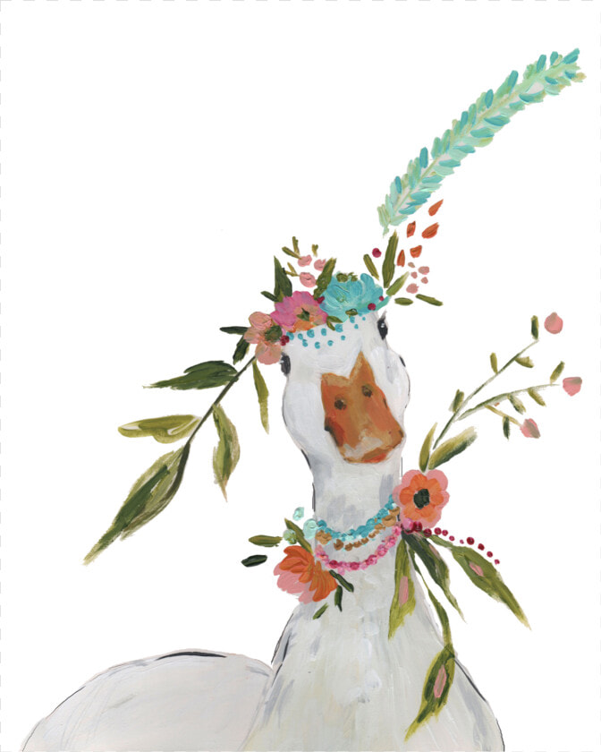 Boho Duck  art Print  Class Lazyload Lazyload Fade   Boho Duck  HD Png DownloadTransparent PNG