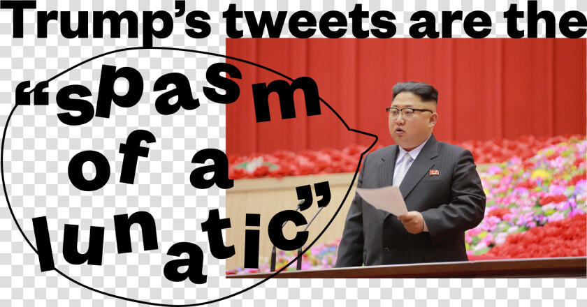 North Korea Calls Trump S Nuclear Tweets The Spasm   Public Speaking  HD Png DownloadTransparent PNG