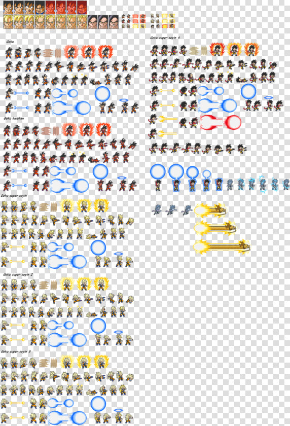 Transparent Sprites Dragon Ball   Sprites Dragon Ball Goku  HD Png DownloadTransparent PNG