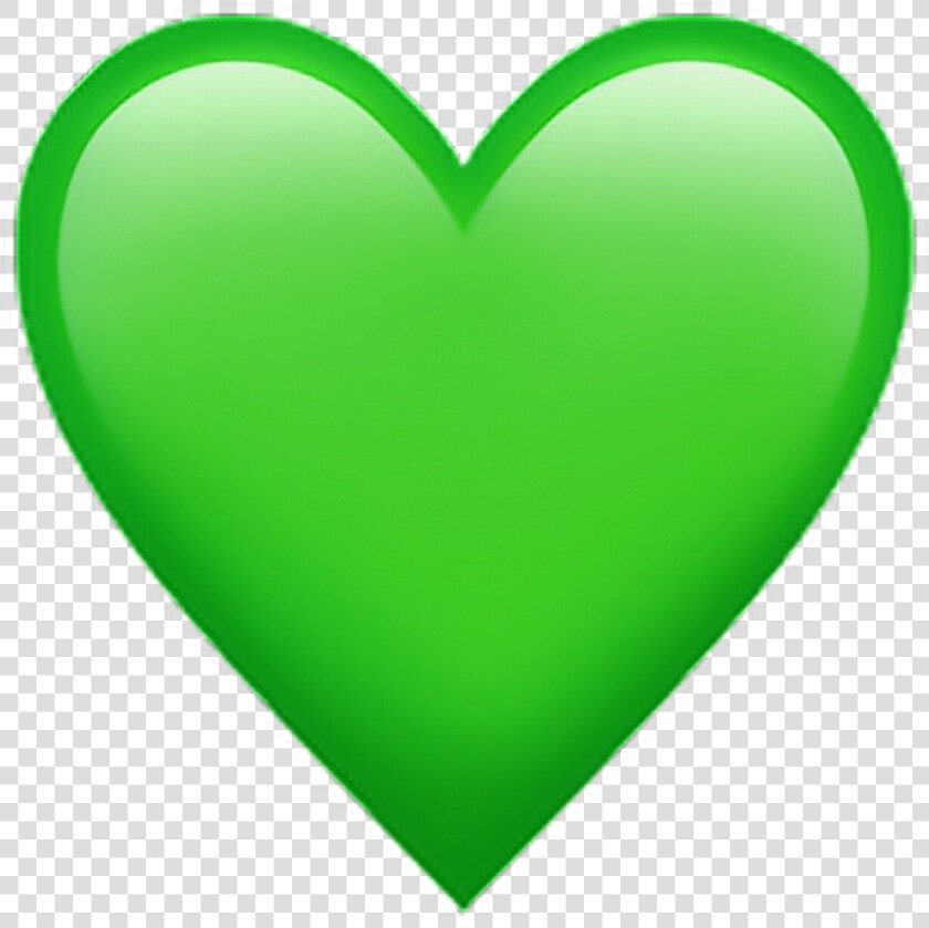 Emotions Clipart Heart   Green Heart Emoji  HD Png DownloadTransparent PNG