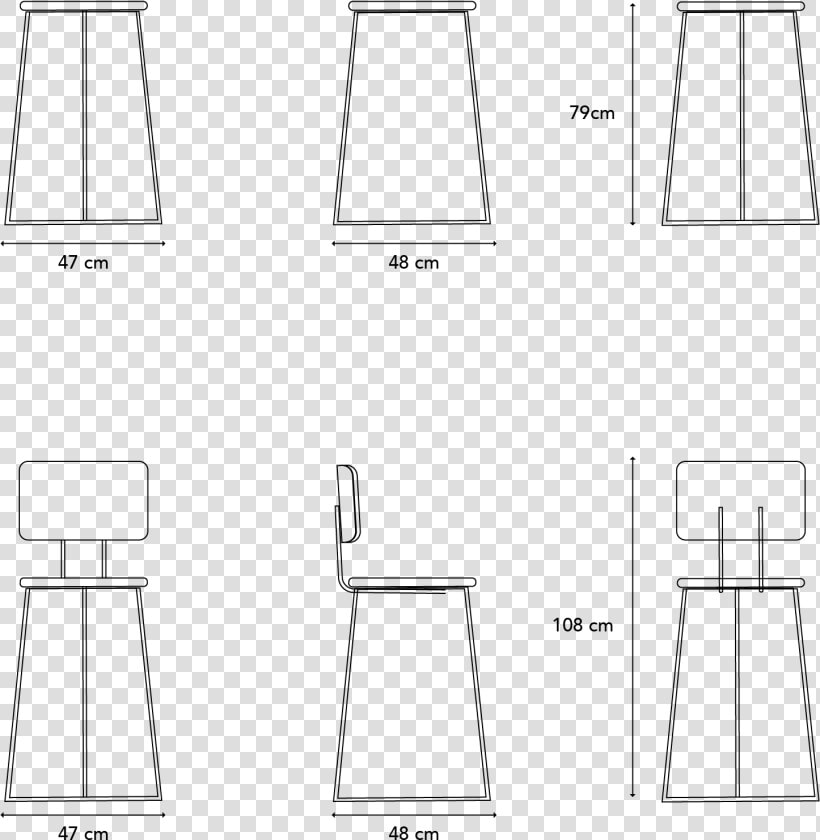 Vectores Boomerang Bar Stool 01   Drawing  HD Png DownloadTransparent PNG