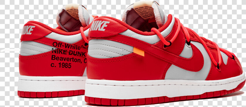 Off White X Nike Dunk University Red Outfit  HD Png DownloadTransparent PNG