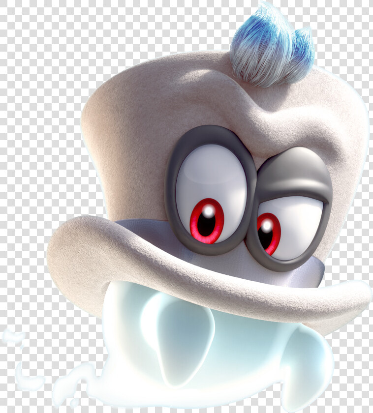 Super Mario Odyssey Cappy Art  HD Png DownloadTransparent PNG