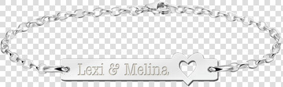 Silver Personalised Bracelet With Name Engraving And   Gouden Armband Met Naam  HD Png DownloadTransparent PNG