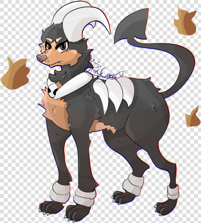 Vinny Houndoom Fanart   Cartoon  HD Png DownloadTransparent PNG