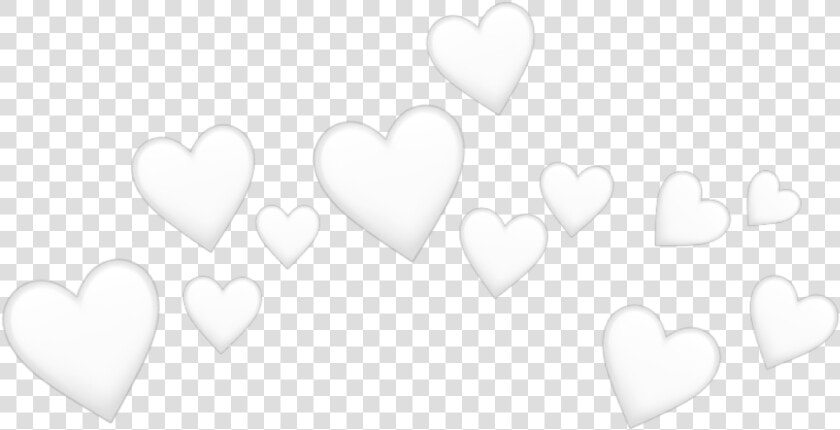 White Heart Tumblr Hearts Whitehearts Aesthetic Aesthet  HD Png DownloadTransparent PNG