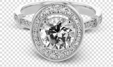 18k White Gold Engagement Ring   Engagement Ring  HD Png DownloadTransparent PNG