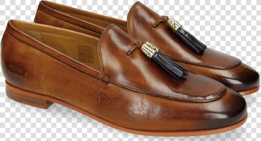 Loafers Scarlett 3 Cognac Tassel Navy   Melvin Hamilton Scarlett 1  HD Png DownloadTransparent PNG