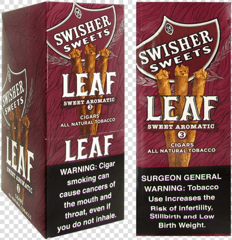 Swisher Sweets Leaf Sweet 10 3 Pouch   Swisher Sweets Leaf  HD Png DownloadTransparent PNG