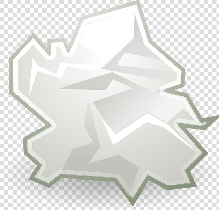 Trash Paper Icon Green Paper Cartoon Recycle Can Container   Paper  HD Png DownloadTransparent PNG