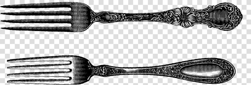 Transparent Silverware Clipart   Fancy Fork Clip Art  HD Png DownloadTransparent PNG