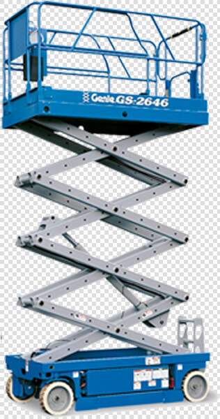 Saga Universal Training Corp   Genie Scissor Lift  HD Png DownloadTransparent PNG