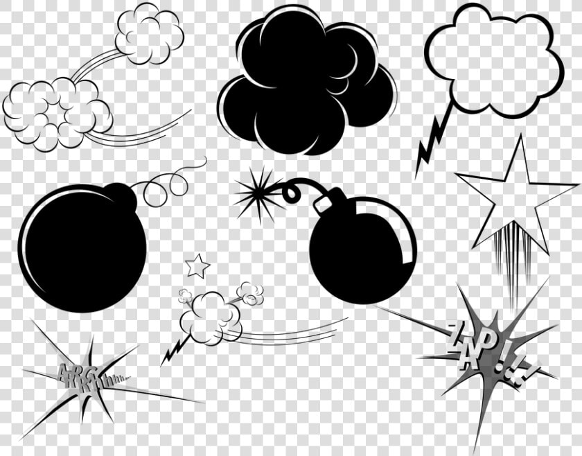 Bombs  Explosions  Cartoons  Smoke  Detonate  Explode   Bomba De Humo Dibujo  HD Png DownloadTransparent PNG