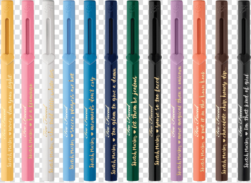 Too Faced Sketch Marker Liquid Art Eyeliner   Png Download   Too Faced Sketch Marker  Transparent PngTransparent PNG