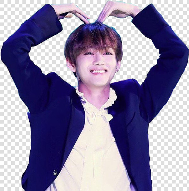 Bts Heart Png   Kim Taehyung Bts Cute  Transparent PngTransparent PNG