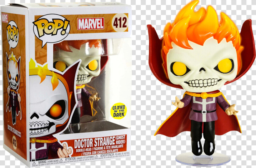 Doctor Strange Ghost Rider Funko Pop  HD Png DownloadTransparent PNG