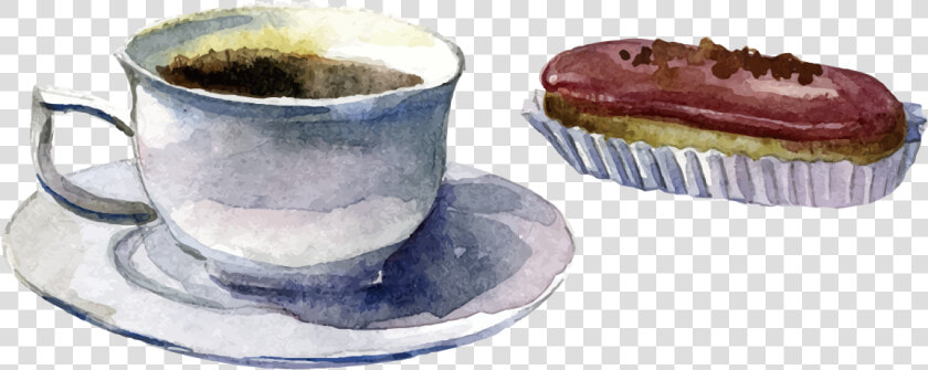 Coffee Bean Espresso Cafe Coffee Cup   Transparent Coffee Cup Watercolor  HD Png DownloadTransparent PNG