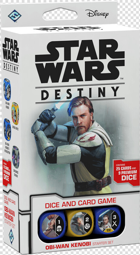 Obi wan Kenobi Starter Set   Star Wars Destiny Starter Set  HD Png DownloadTransparent PNG