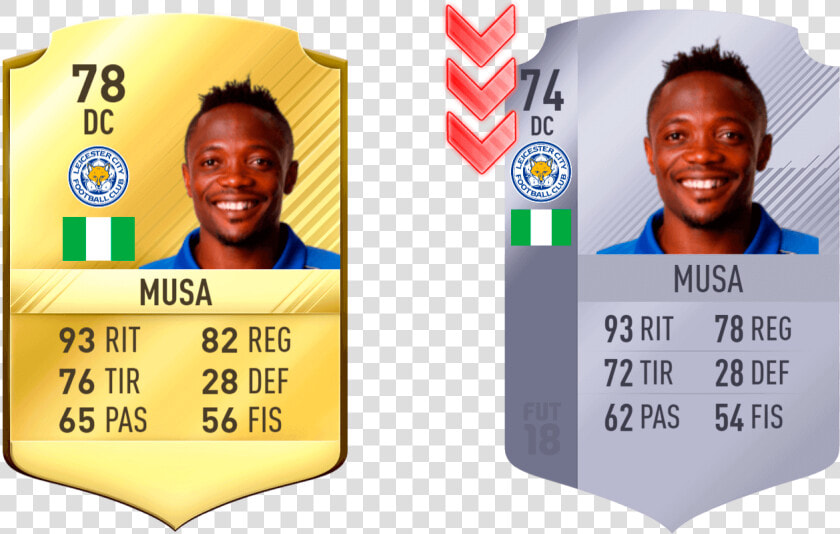 Is Musa The Most Op Player In Fifa17   Carta Plata Fifa 18  HD Png DownloadTransparent PNG