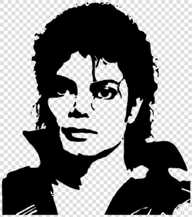 Michael Jackson S This Is It Silhouette Stencil   Michael Jackson Face Png  Transparent PngTransparent PNG