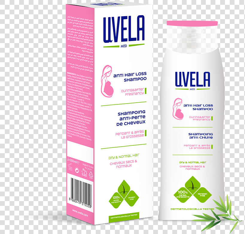 Uvela Anti hair Loss Shampoo For Dry amp normal Hair   Uvela Shampoo  HD Png DownloadTransparent PNG