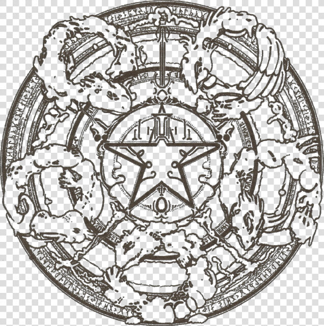 Artaxes Zulfiqarblack Magic Circle   Magic Circles Transparent Png  Png DownloadTransparent PNG