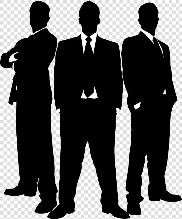 Men In Suits Silhouette  HD Png DownloadTransparent PNG