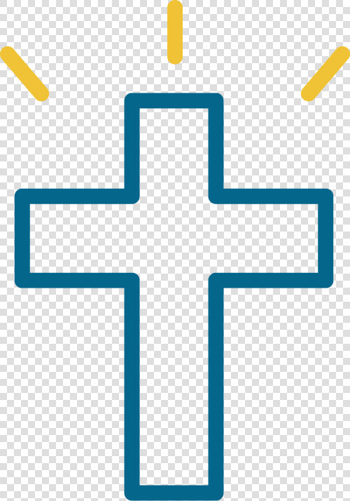 Christ centered Blue   Cross  HD Png DownloadTransparent PNG