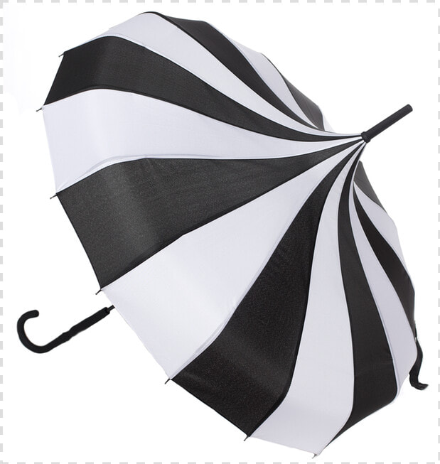 Black And White Pagoda Umbrella  HD Png DownloadTransparent PNG