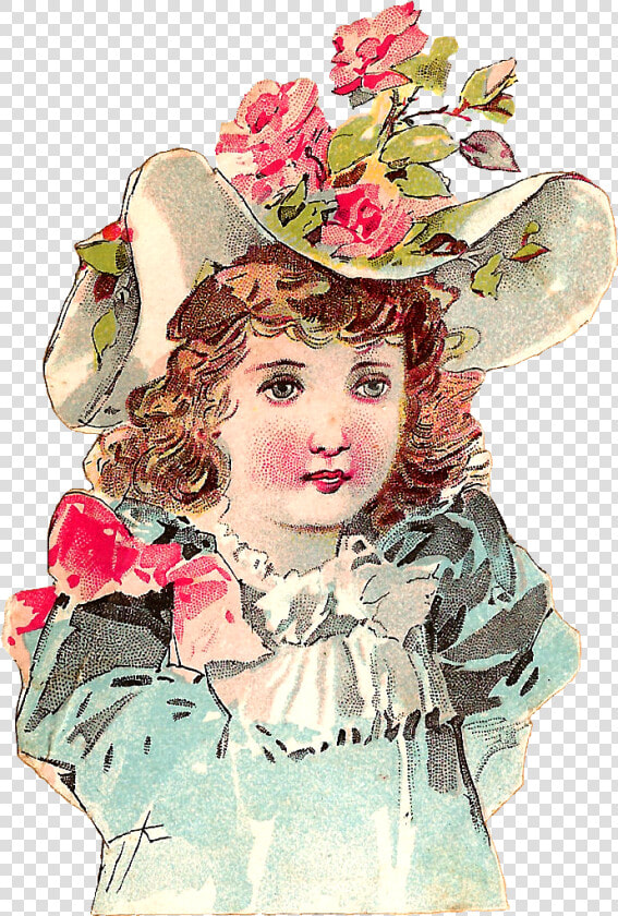 I Created This Digital Girl Graphic From A Victorian   Illustration  HD Png DownloadTransparent PNG