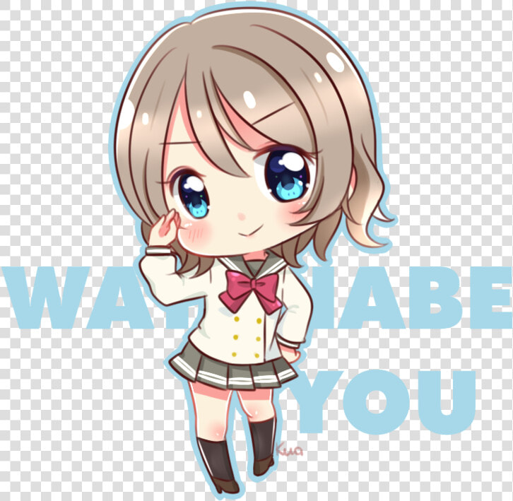 Lovelive Watanabe You Version   Love Live Sunshine You Chibi  HD Png DownloadTransparent PNG