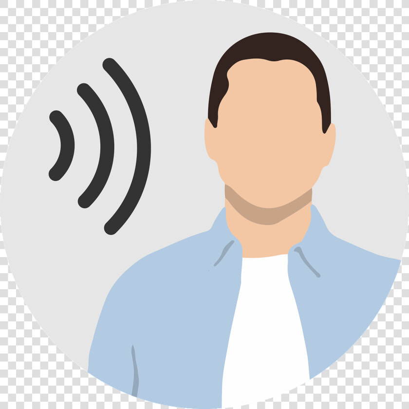 Man  Listening  Listen  Sound  Audio  Male  Hearing   Illustration  HD Png DownloadTransparent PNG